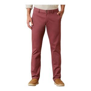 Tommy Bahama Pants Boracay Solid Flat Front Red Sunset 35 X 34 35 Waist‎